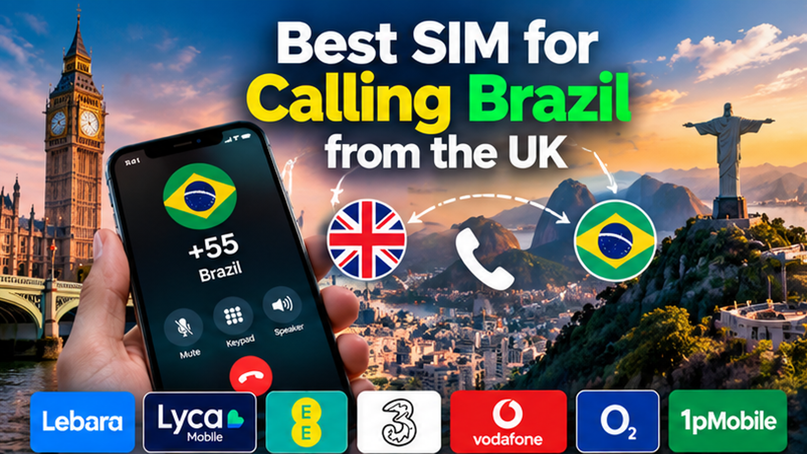 Best SIM for Calling Brazil from the UK