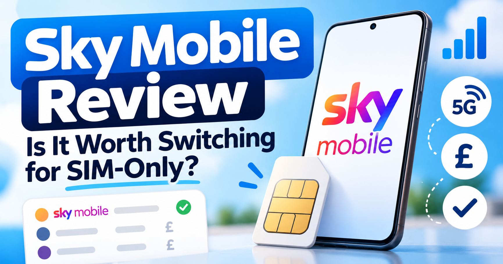 Sky Mobile Review: Is It Worth Switching for SIM-Only?