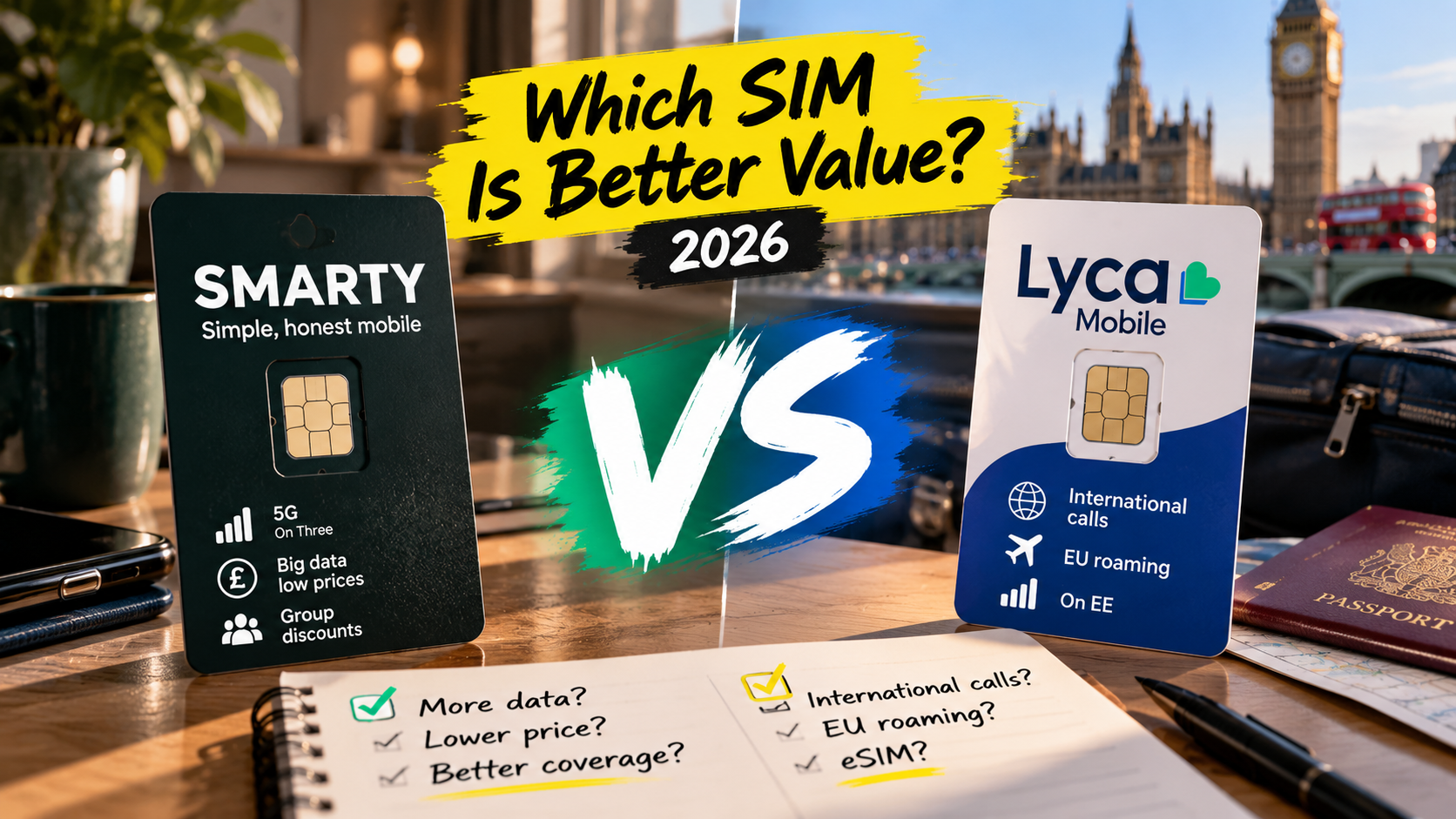 SMARTY vs Lyca Mobile (2026): Which SIM Is Actually Cheaper?