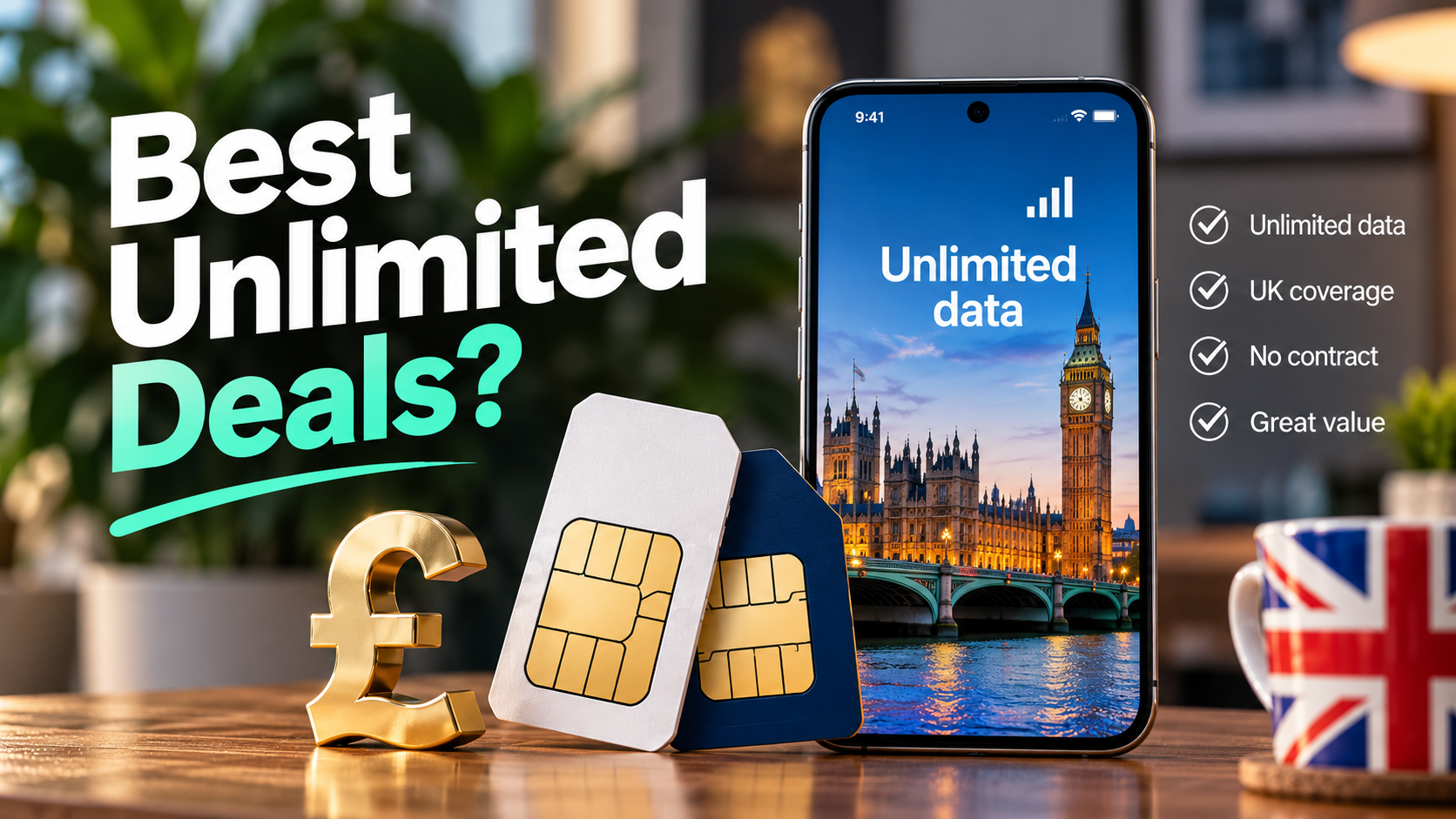 Unlimited Data SIM Pay As You Go UK: Compare PAYG Deals